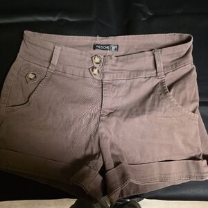 Soft Colored Denim Shorts